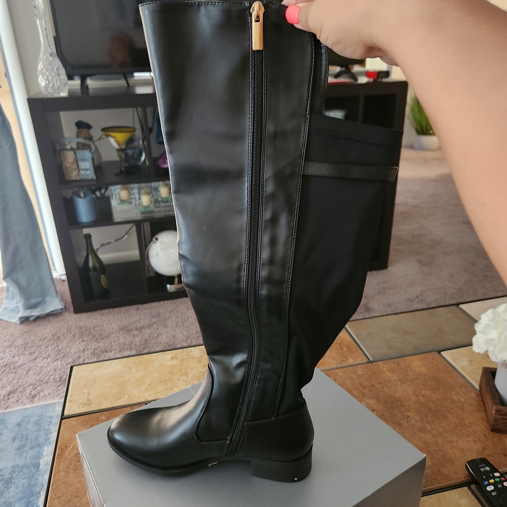 Cloudwalkers Black Over the Knee Boots